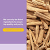 Dried roots, Natural Factors finest ingredients third party certified graphic
