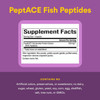 PeptACE Fish Peptides supplement facts with free-from list