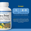 Ultra Prim dosage graphic, 1 softgel 2-3 times per day