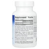 Back of Slippery Elm Tangerine Lozenges bottle with supplement facts panel