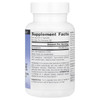 Back of Serrapeptase bottle with supplement facts panel