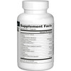 Back of Daily Essential Enzymes 120 capsule bottle with supplement facts panel