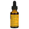 Mullein Garlic Oil bottle back label with directions and ingredients