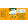 Kids Orange-Flavored Echinacea label with supplement facts and age directions