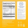 Collagen Peptides Vanilla supplement facts and directions panel