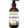 Banyan Botanicals Organic Daily Massage Oil 8 fl oz (236 mL) pump bottle