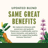 Updated blend graphic with punarnava and guduchi botanical drawings