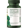 Gotu Kola bottle side with supplement facts label