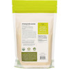 Ashwagandha Powder pouch back with supplement facts and certifications