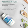 HonoPure bottle with loose capsules and recommended use graphic