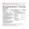 ecoMetabolic supplement facts panel