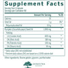 Pumpkin Capsules supplement facts panel