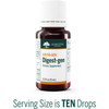 Digest-gen amber dropper bottle, serving size is ten drops