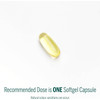 Single softgel, recommended dose is one softgel capsule