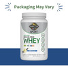 Garden of Life SPORT Grass Fed Whey tub, packaging may vary
