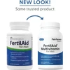 New look graphic showing old and new FertilAid for Men bottles