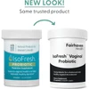 Old and new IsoFresh probiotic bottles, new look same trusted product