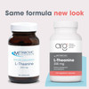 Old and new L-Theanine bottles, same formula new look