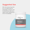 Psyllium tub, suggested use 1 scoop in 8 oz of liquid one to three times daily