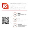 Purity-IQ Certified Authentic trustmark graphic with QR code