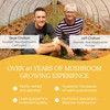 Real Mushrooms founders Skye and Jeff Chilton, over 40 years of mushroom growing experience