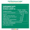 Activated B-12 Guard supplement facts, full disclosure label with no hidden ingredients