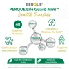 Perque Life Guard Mini health benefits graphic with 40 essential nutrients