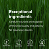 Exceptional ingredients carefully sourced gluten dairy soy free non-GMO graphic