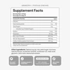 Memory + Focus Chews supplement facts panel