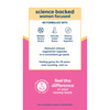 Science backed women focused graphic with diverse clinical strains money-back seal