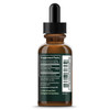 Olive Leaf bottle back label with supplement facts barcode and directions