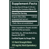 Olive Leaf supplement facts, organic olive leaf extract 40 drops 1:3 strength