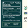 Respiratory Mushroom Blend supplement facts with reishi and cordyceps extracts