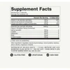 Supplement facts for HTB Rejuvenate with gluten-free and vegetarian icons