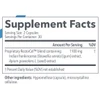 Supplement facts panel for Cartigenix HP