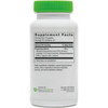Back of the bottle with supplement facts label
