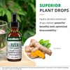 Superior plant drops graphic with hydro-alcohol bioavailability callout