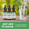 Samento Banderol and Stevia bottles, just add to water graphic