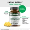 Enzyme support from pineapple Bromelain GI joint inflammatory graphic