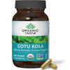 Organic India Gotu Kola brain nervous system 90 vegetarian capsule bottle