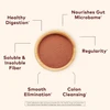 Bowl of psyllium fiber powder with digestion and regularity callouts