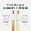 Wholemega fresh-pressed vs typical processed fish oil comparison graphic