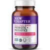 New Chapter Daily Dual Biotic Probiotic + Prebiotics 30 capsule glass bottle