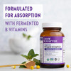 Fermented Vitamin B Complex bottle, formulated for absorption with fermented B vitamins