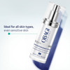 Super Antioxidant Serum bottle with ideal for all skin types text