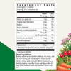 Floradix Iron + Herbs tablets supplement facts panel, 80 servings
