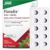 Salus Floradix Iron + Herbs Iron and Vitamin Tablets box of 120 with blister pack