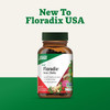 Floradix Iron + Herbs Phyto-Caps bottle, new to Floradix USA announcement graphic