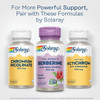 Solaray Berberine Chromium Picolinate and ActiChrom bottles, pair for powerful support