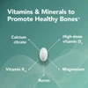 Prosteon tablet with calcium citrate, vitamin D3, vitamin K2, magnesium and boron callouts